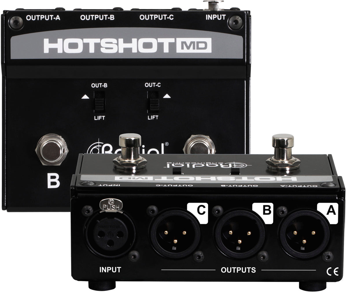 HOTSHOT-MD Commutateur micro 3 sorties