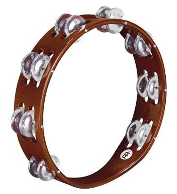 Meinl TA2AAB - Tambourin Bois Brun - double rangée