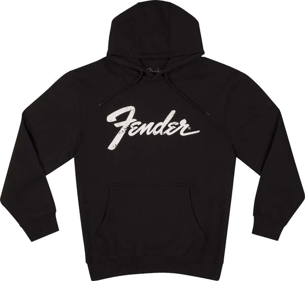 "L" Logo Date Back Hoodie Noir