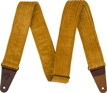 Sangle en Velours Côtelé Blaze Gold 2"